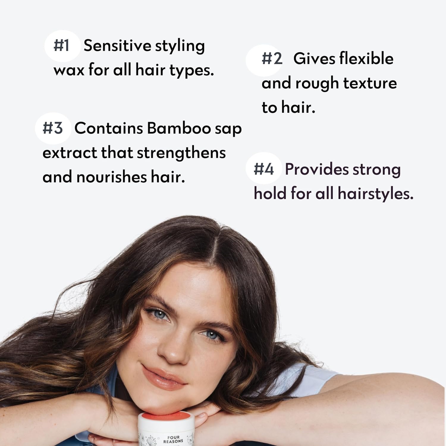 No Nothing Extra Strong Hold Styling Wax 100g for Sensitive Skin Vegan Hypoallergenic - Image 2