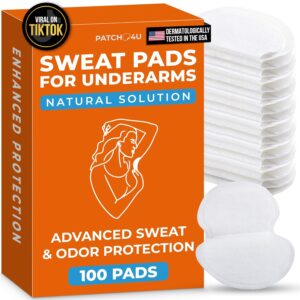 Armpit Sweat Pads for Under Arms - Extra Comfort, For Hyperhidrosis, for Men and Women, Not Visible, Disposable Underarm Dress Shields/Guards, Enhanced Anti Sweat Protection