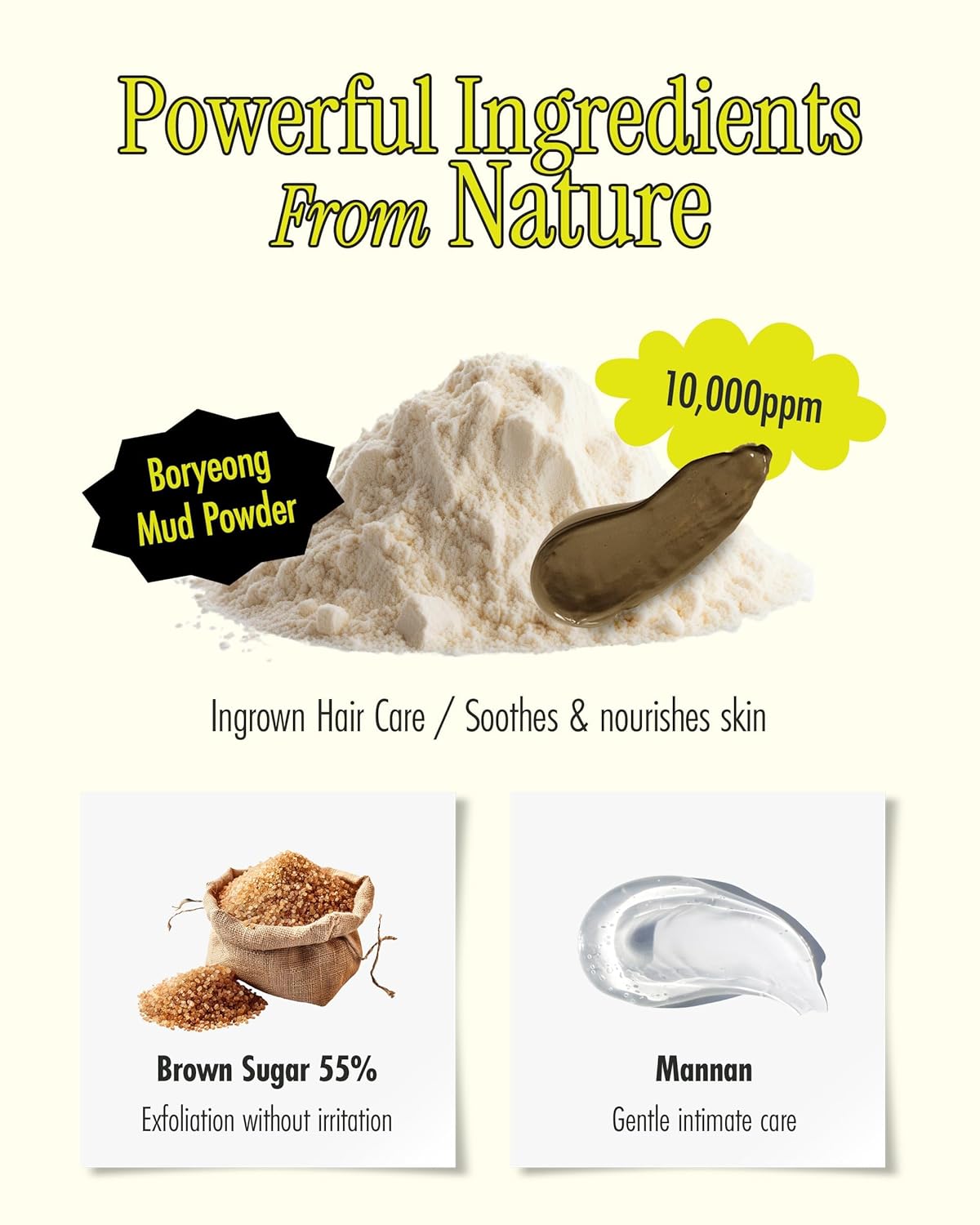Relief Mud Sensitive Skin Body Scrub 6.34 fl oz Ingrown Hair Razor Bumps Exfoliator - Image 5