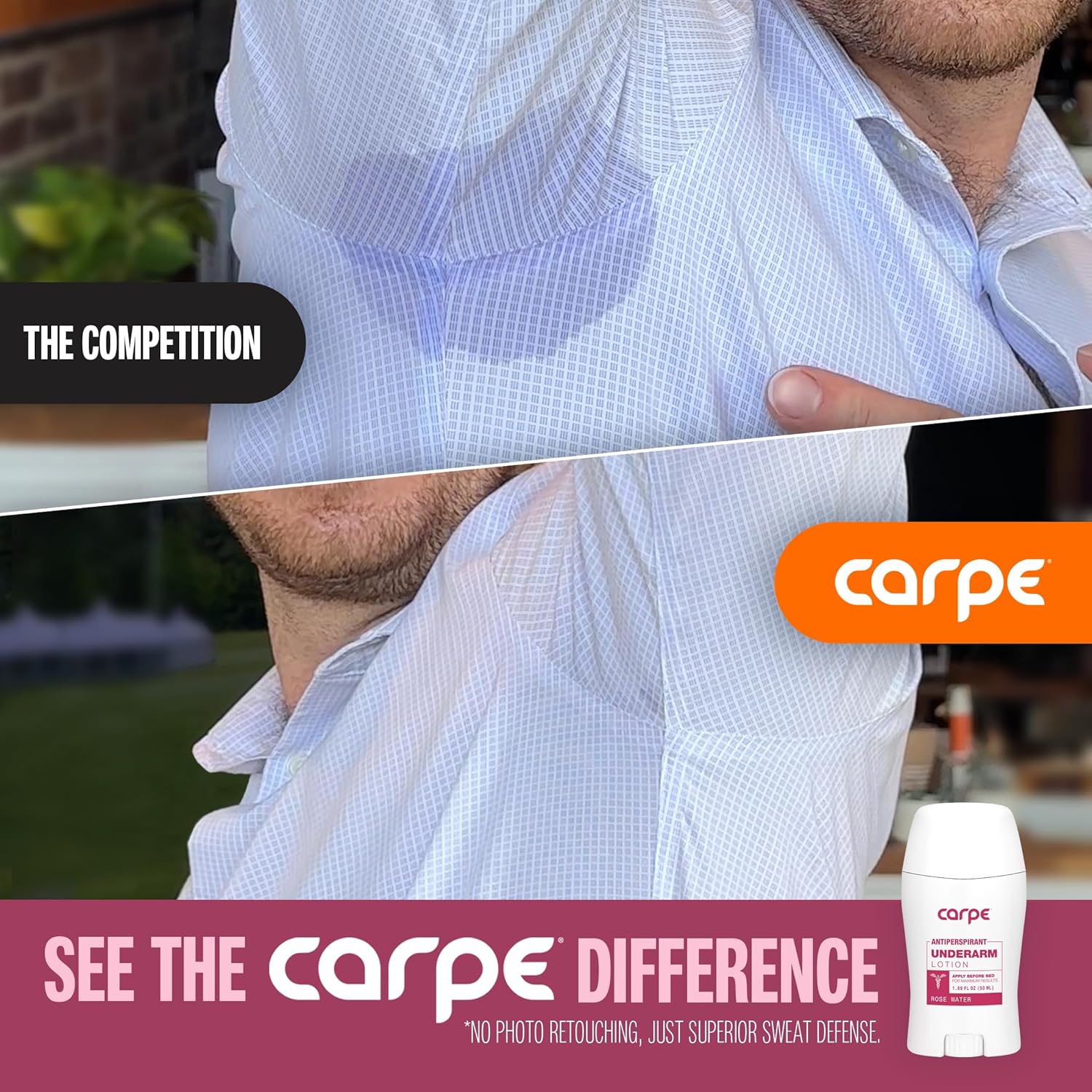 Carpe Clinical Strength Underarm Antiperspirant for Women with Rose Water scent, Combat excessive sweating Stay fresh and dry, Great for hyperhidrosis (Pack of 2) - Image 7