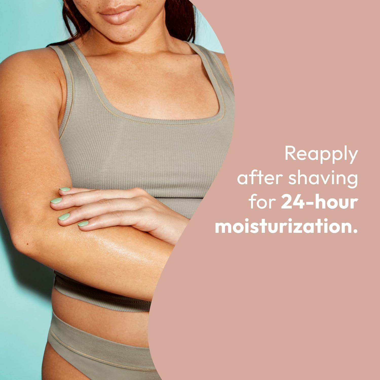 Skintimate 2-in-1 Shave Oil & Moisturizer, Coconut Bliss, 7.3oz | Shaving Oil, After Shave for Women Bikini Area Moisturizer with Vitamin E and Aloe, Shaving Cream Alternative, 7.3 fl oz - Image 9