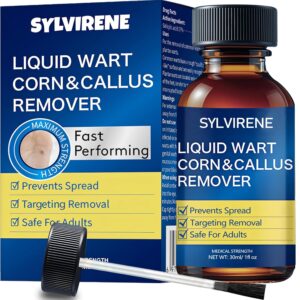 LIGUID Wart Remove, Skin Tag Remover for for Plantar Wart, Genital Wart, H Warts, Common Wart, Flat Wart, Corn, Callus 1floz(30mL)