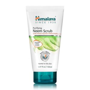 Himalaya Purifying Neem Scrub for a Deep Clean, Exfoliate and Purifies for Clean and Radiant Skin, 5.07 oz