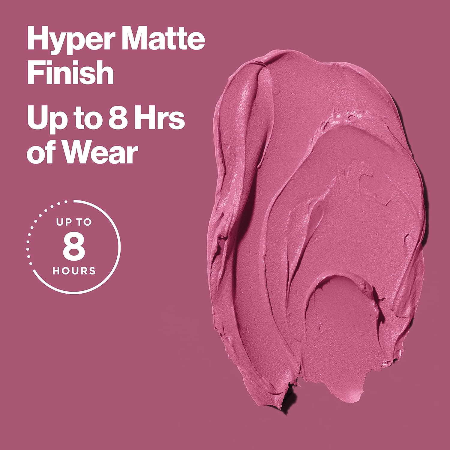 Revlon Ultra HD Lip Mousse Hyper Matte, Longwearing Creamy Liquid Lipstick, in Pink 100 Degrees (805), 0.2 oz - Image 7