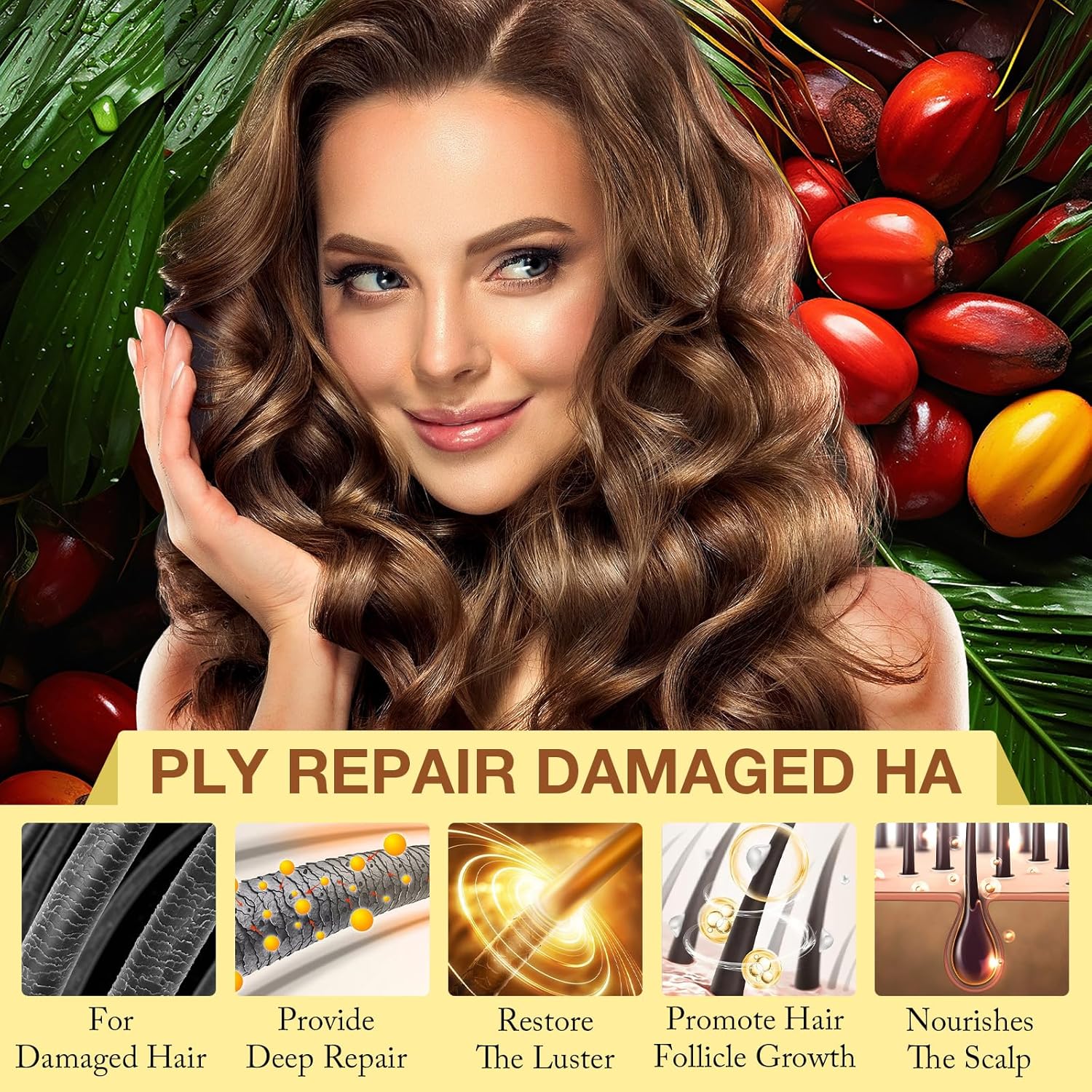 Pure Unrefined Organic Batana Oil for Hair Growth and Repair Damaged Hair 16oz - Image 5