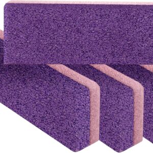 Love Natural Pumice Stone for Feet - Ultimate 2-in-1 Scrubber and Professional Exfoliating Rock for Feet Hands Body Care - Pumice Stone for Dead Skin & Callus Removal (Purple)