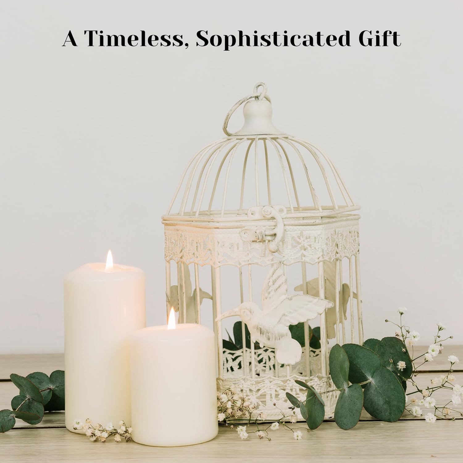 Unscented Pillar Candles - Set of 4 Ivory Candles - 3x6 Slow Burning Candles for Weddings & Table Centerpieces - Large Pillar Candles, PARNOO - Image 6