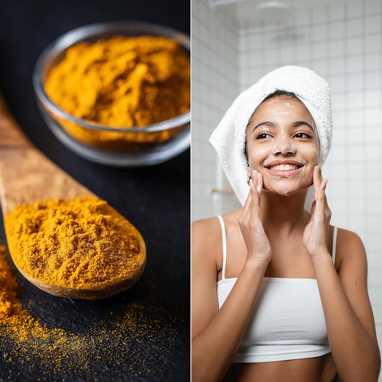 Turmeric and Kojic Skin Brightening Soap All Natural Gentle Cleanser for All Skin Types. Fights Acne, Reduces Dark Spots & Fades Scars. Face & Body Cleanser for Men, Women & Teens. (2 Pack) - Image 5