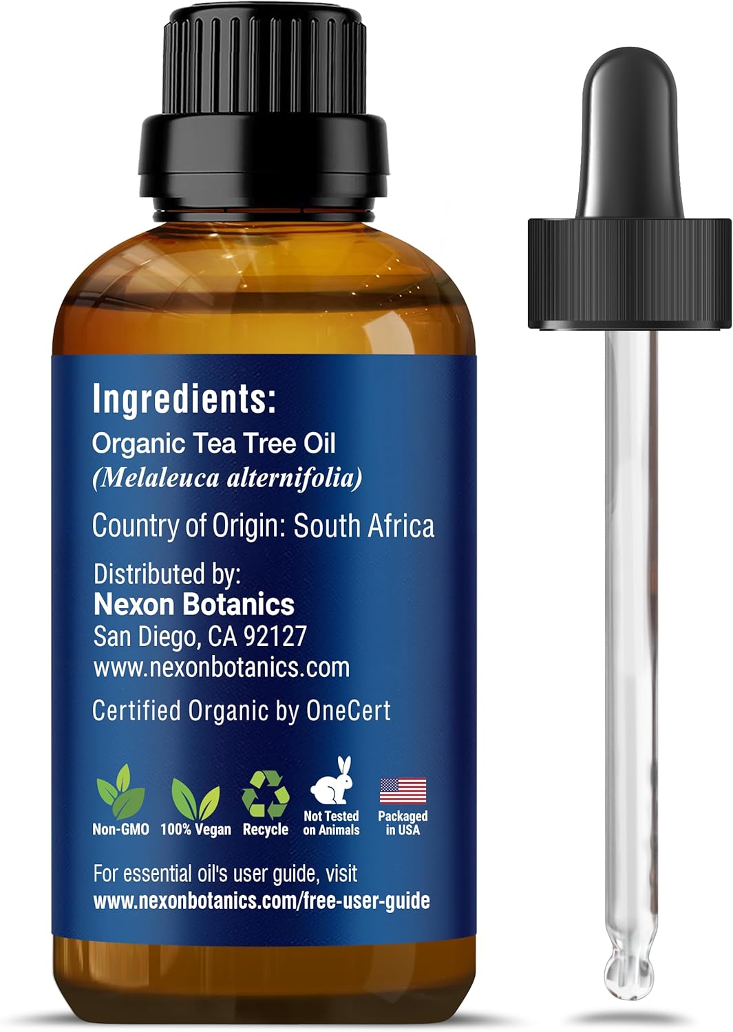 Organic Tea Tree Oil 30 ml - Pure, Natural Melaleuca Alternifolia Essential Oil for Skin, Face, Scalp, Aromatherapy & Diffusers - Nexon Botanics - Image 8
