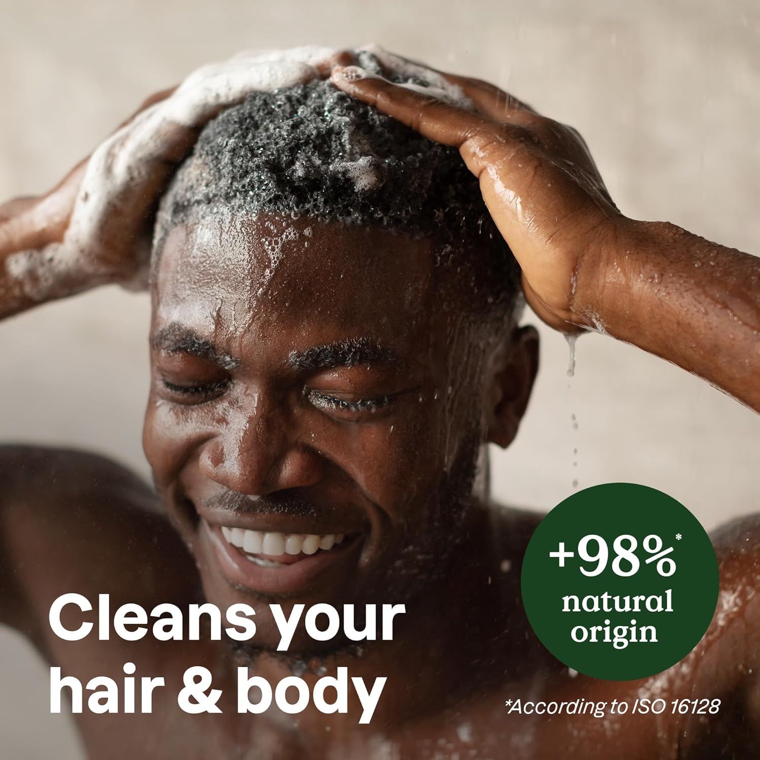 ATTITUDE 2-in-1 Body Wash and Hair Shampoo, EWG Verified Shower Gel, Dermatologically Tested, Made with Naturally Derived Ingredients, Vegan Personal Care, Patchouli and Black Pepper, 16 Fl Oz - Image 2