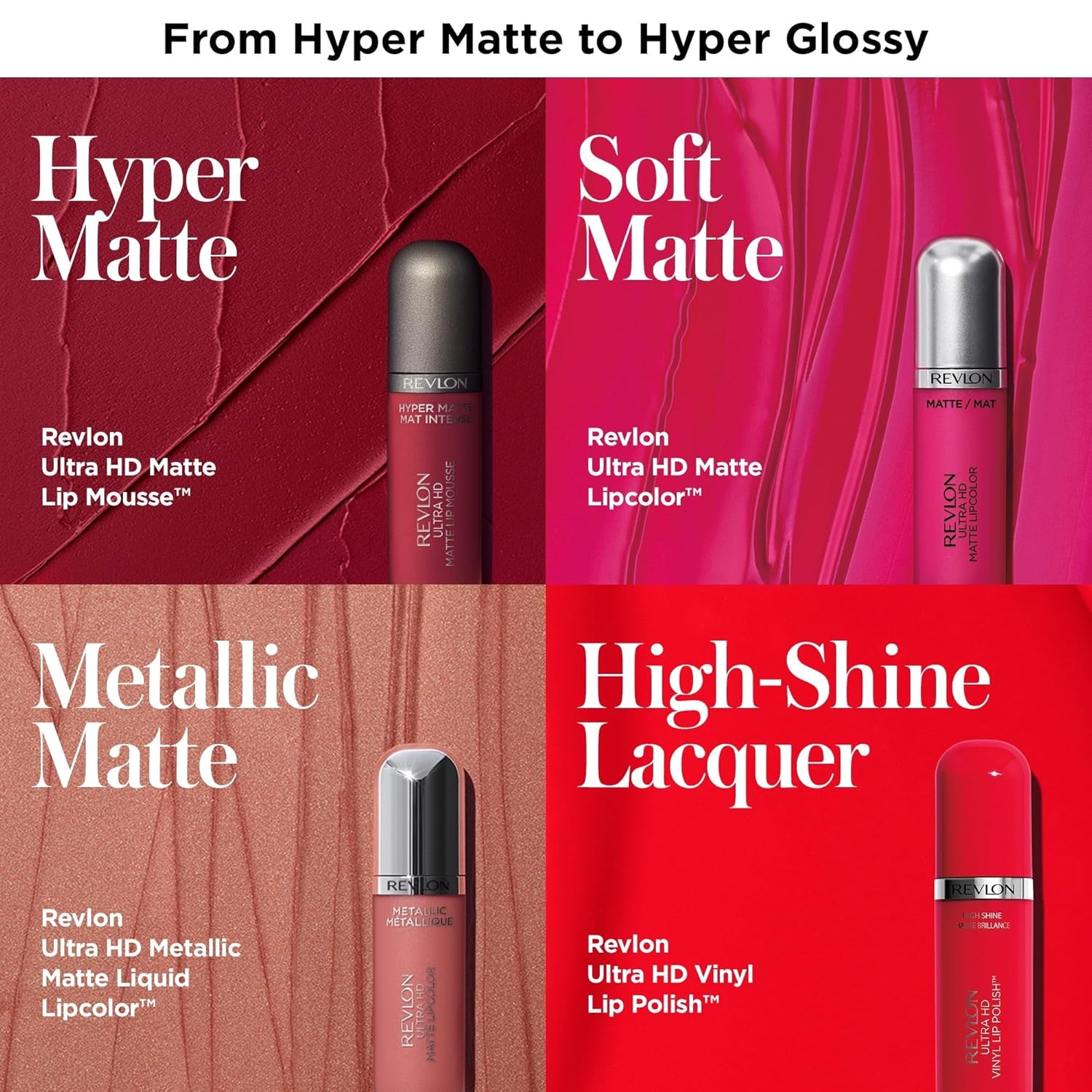 REVLON Ultra HD Matte Lipcolor, Velvety Lightweight Matte Liquid Lipstick in Pink, Addiction (610), 0.2 oz - Image 7