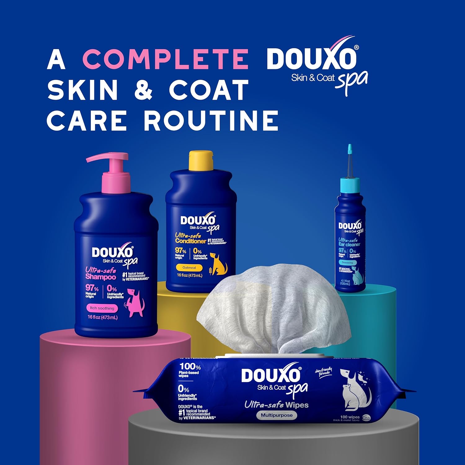 DOUXO Gentle Cleansing SPA Dog Shampoo for Itchy Skin, 16 fl oz - Image 8