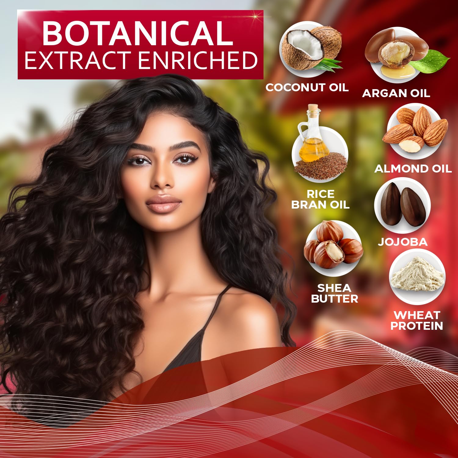 Nourishing Sulfate-Free Leave-in Conditioner for Curly Hair 8 oz for Frizz Control - Image 4