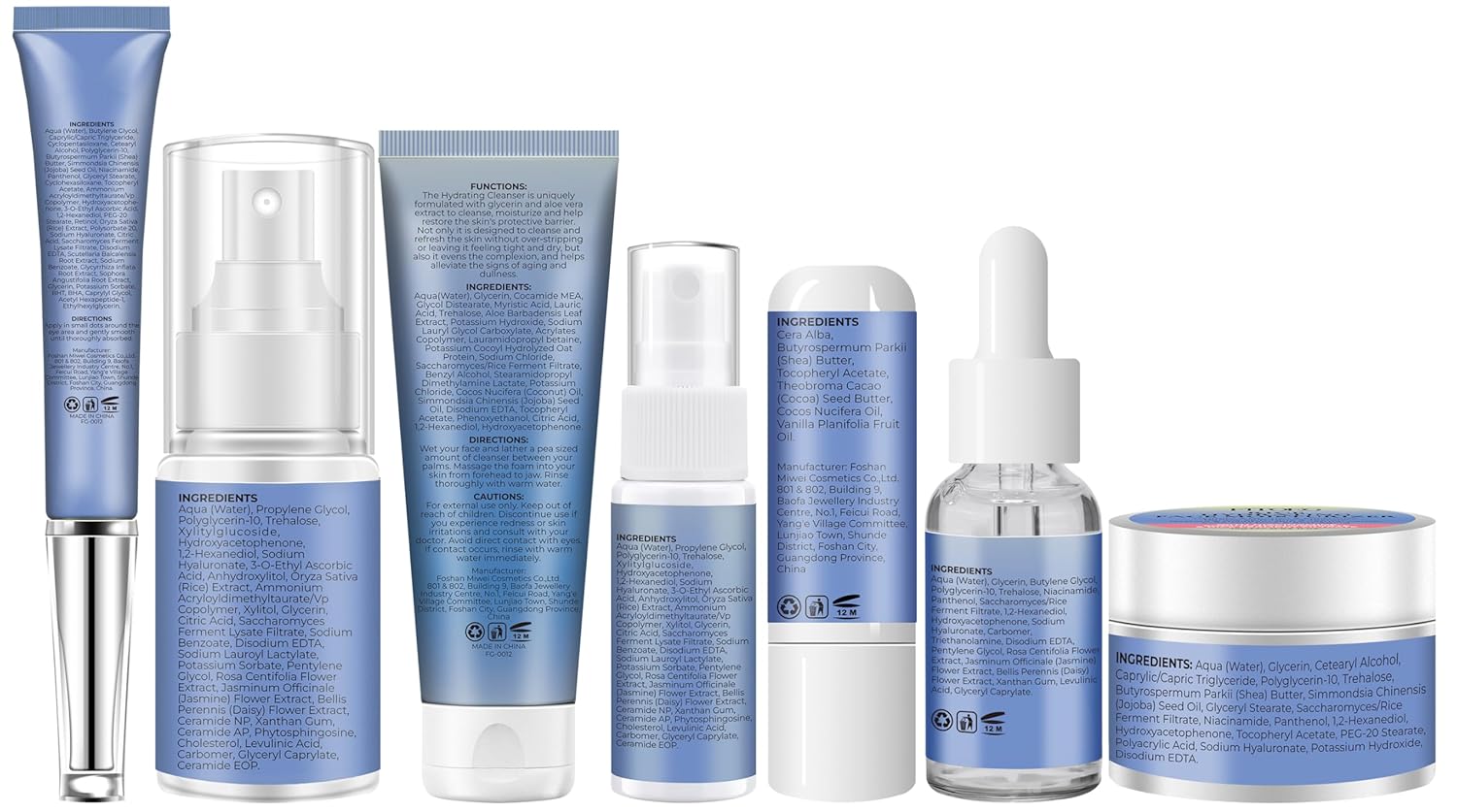 Teen and Women's Hydrating Skincare Set Kit, Travel Size Gentle Care Essentials - Image 8
