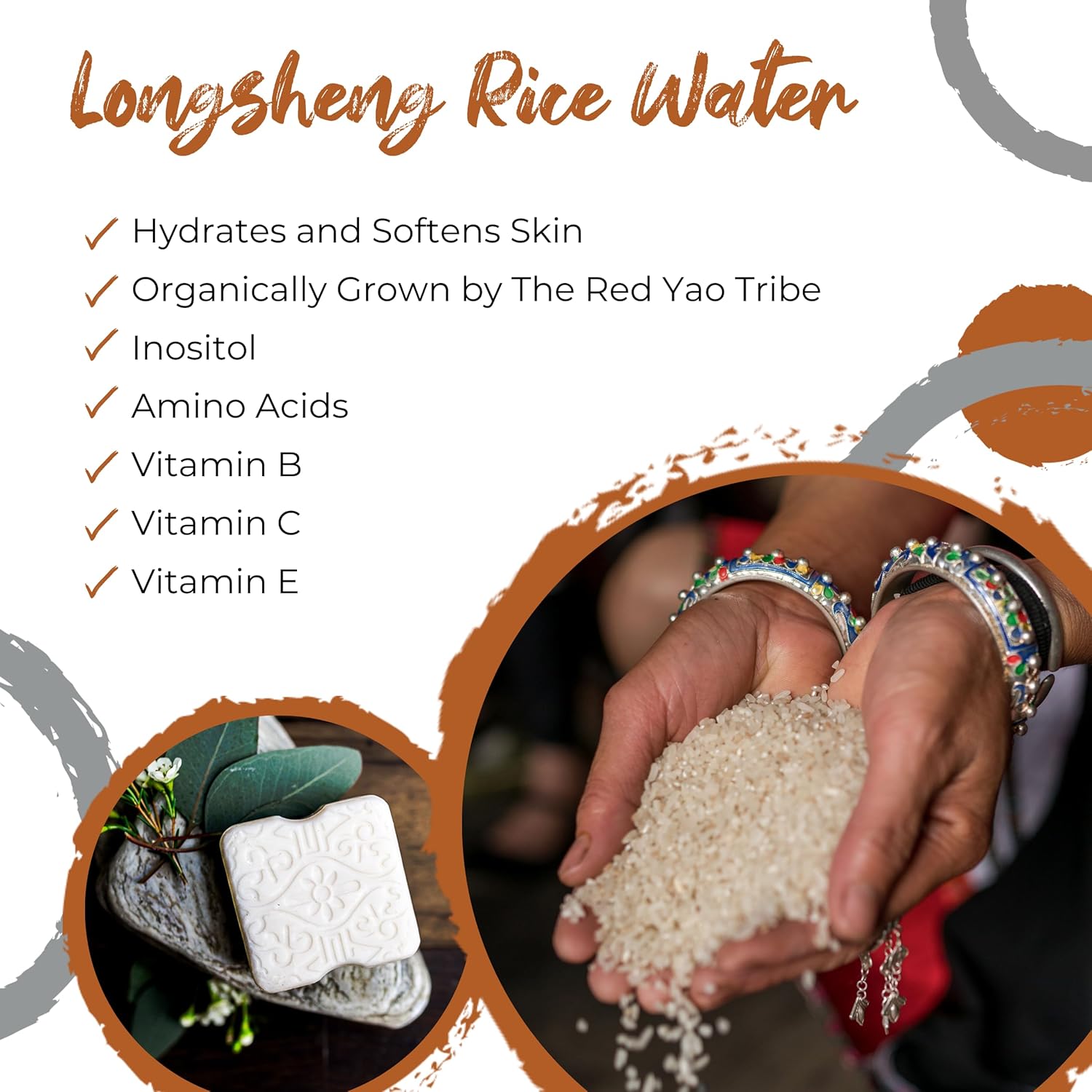 Viori Native Essence Body Wash Bar -120 Gram Unscented - Body Soap Bar with Handcrafted Longsheng Rice Water & Natural Ingredients - Sulfate-free, Paraben-free, Cruelty-free, 100% Vegan, Zero-Waste - Image 3