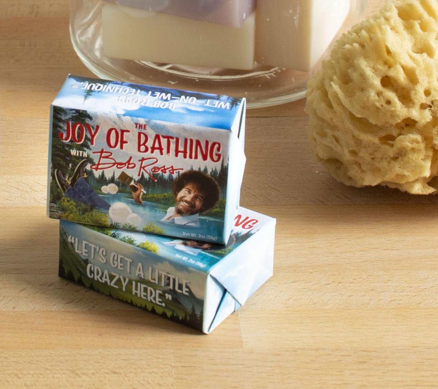 The Unemployed Philosophers Guild Bob Ross Soap - Made in The USA, 2oz (56g) Travel Sized Guest Bar Soap - Image 6