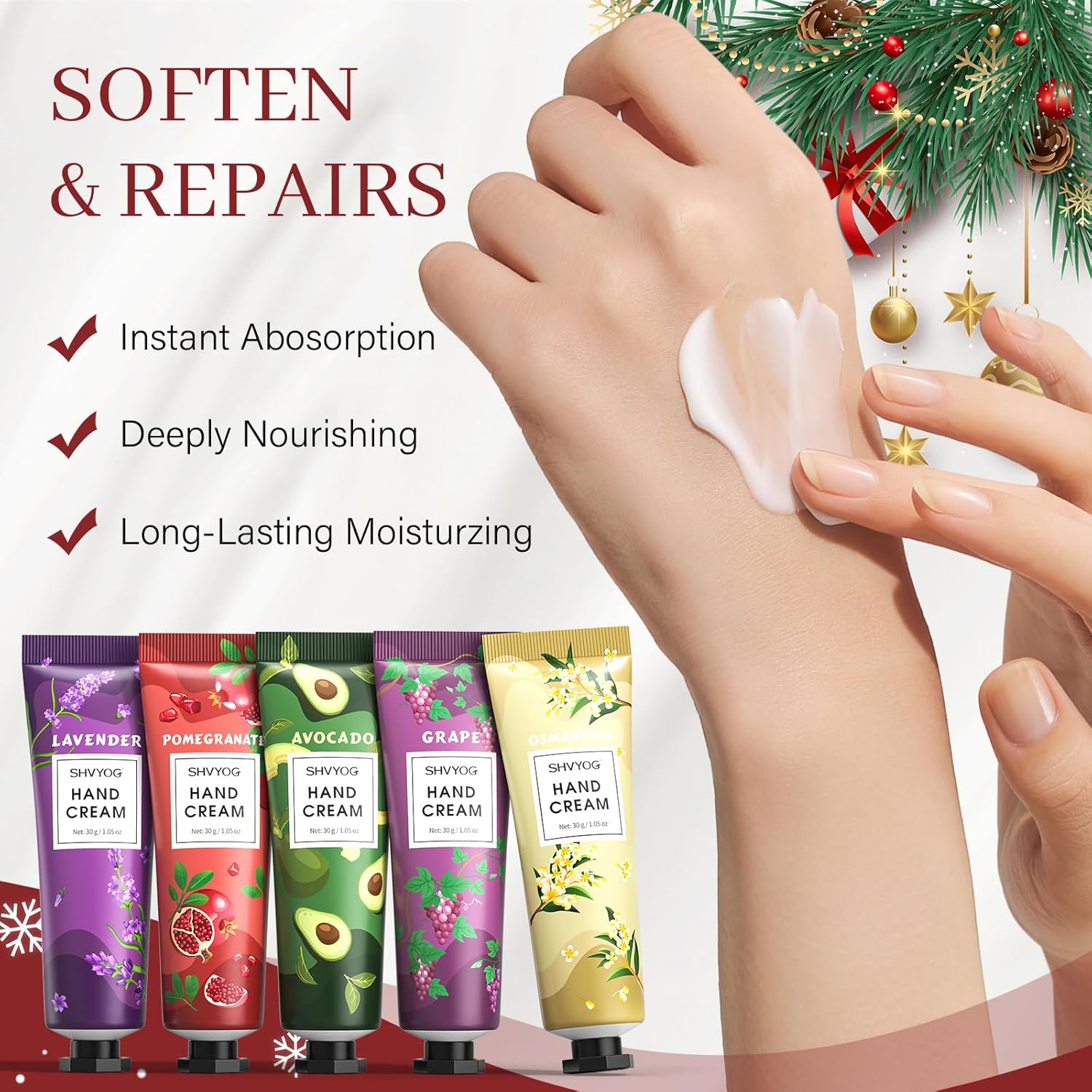 SHVYOG 28 PCS Hand Cream, Mothers Day Gifts Set, Bridesmaid Gifts Travel Size Hand Lotion,Teacher Appreciation Gifts,Nurses Week Gifts, Birthday Gifts for Women, 28 x 30ml - Image 2
