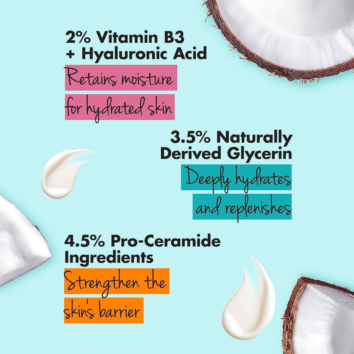 Love Beauty And Planet Lotion - Moisturizing Coconut Lotion with Hyaluronic Acid, Natural Body Lotion for Women, Dry Skin Lotion Scented with Mimosa Flower Extract, 16 Fl Oz (Pack of 2) - Image 5