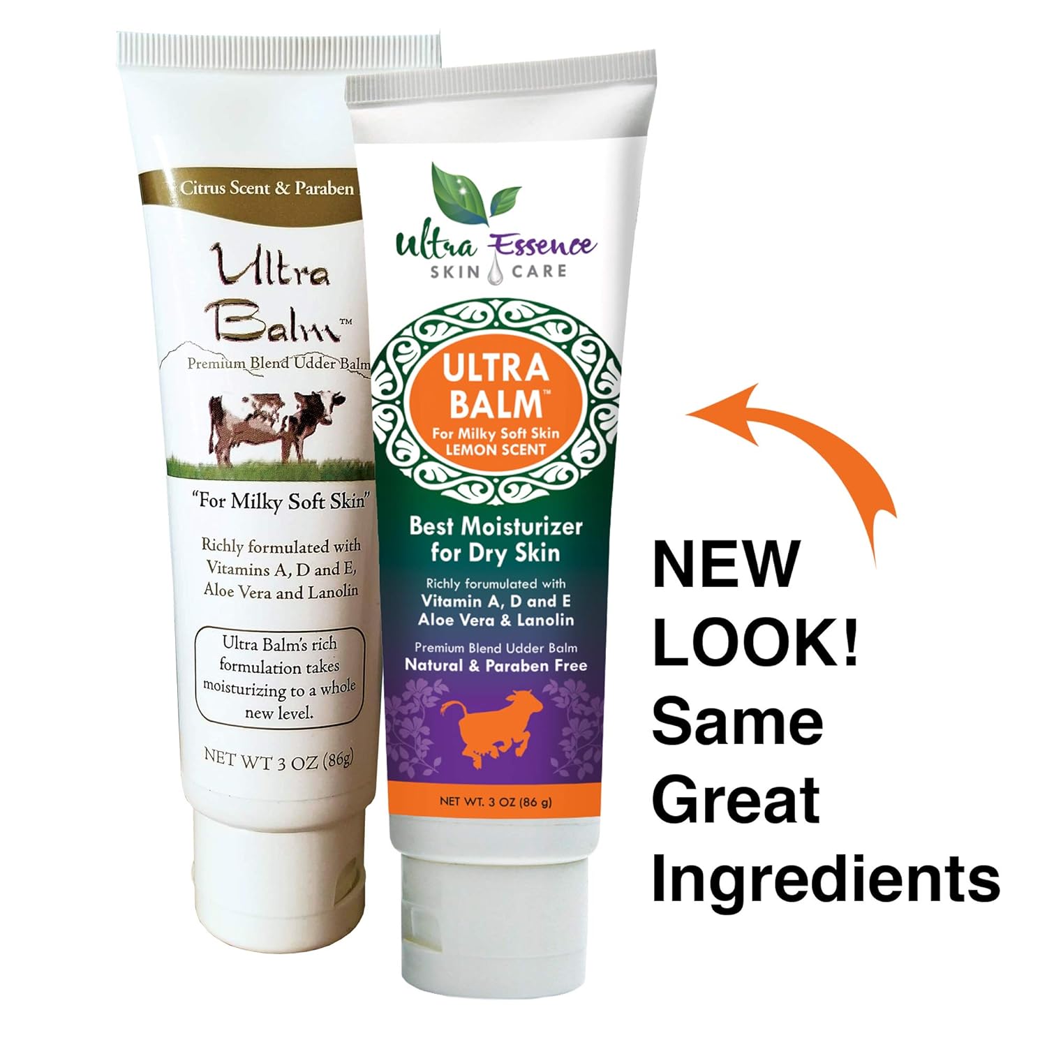 Daily Moisturizer For Dry Itchy Skin, Psoriasis and Eczema Relief That Contains Lanolin, Vitamins A, D & E, Aloe Vera, To Moisturize Face, Body, Dry Hands & Cracked Heels (Lemon) - Image 2