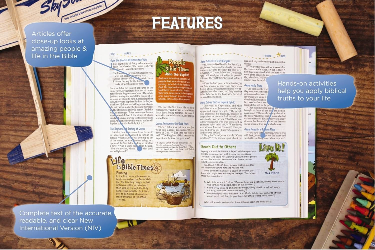 NIV, Adventure Bible, Hardcover, Full Color - Image 7