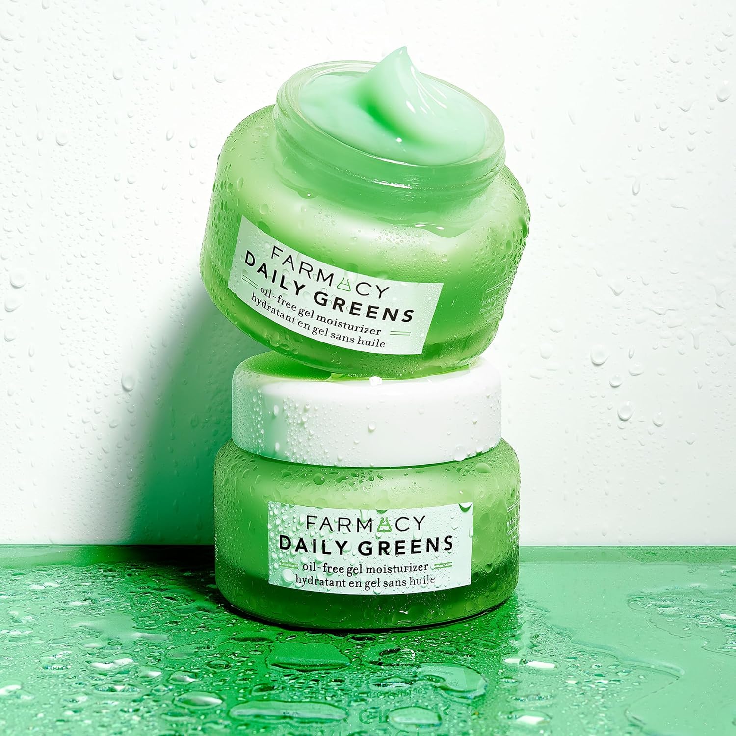 Farmacy Travel Face Moisturizer - Daily Greens Oil Free Facial Moisturizer with Polyglutamic + Hyaluronic Acid - Gel Facial Cream that Reduces Shine, Clears Pores + Balances Oil - Fragrance-Free (8ml) - Image 5