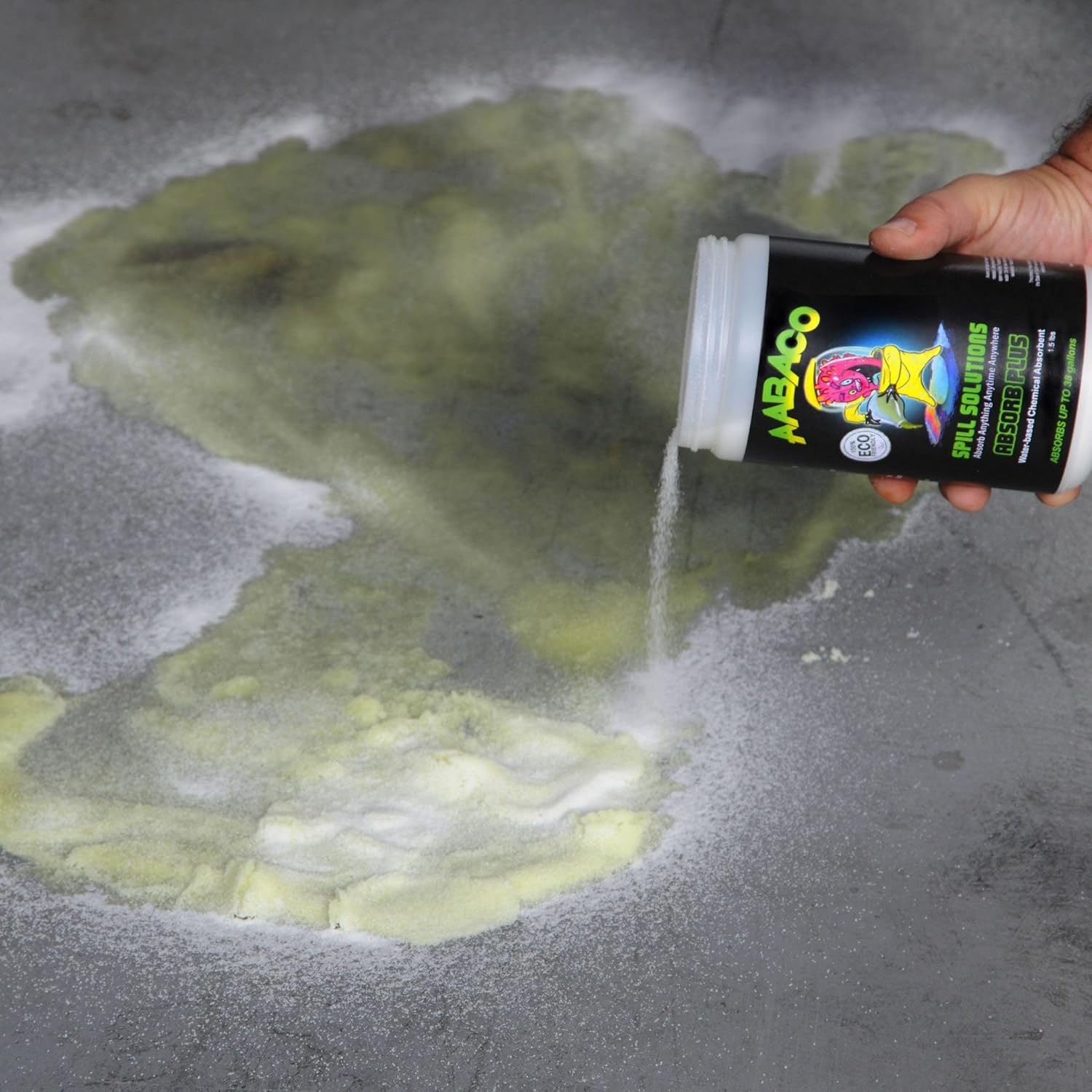 Absorb Plus Spill Absorbent Powder 1.5lbs for Easy Clean Up of Water-Based Chemicals - Image 2