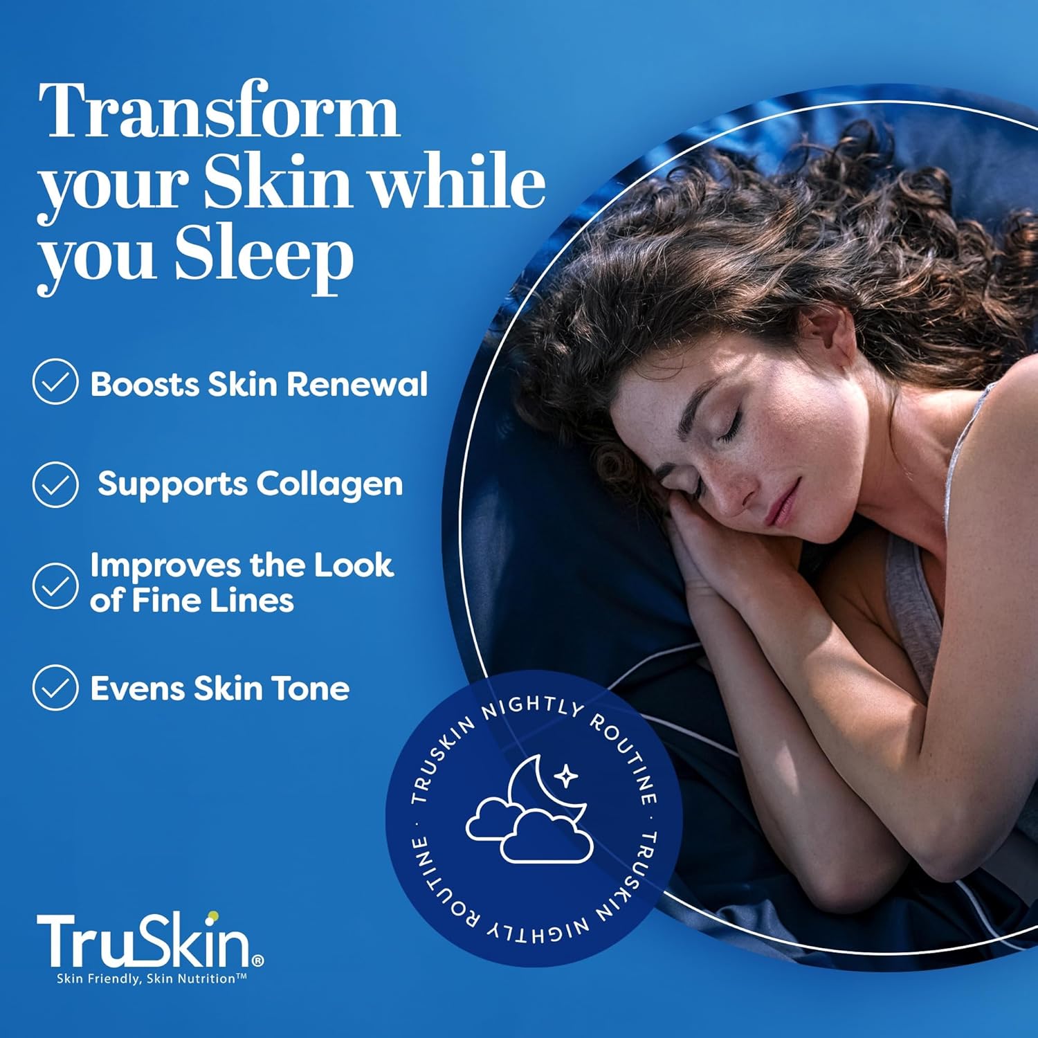 TruSkin Retinol Face Serum 2 fl oz with Hyaluronic Acid Vitamin E - Image 4