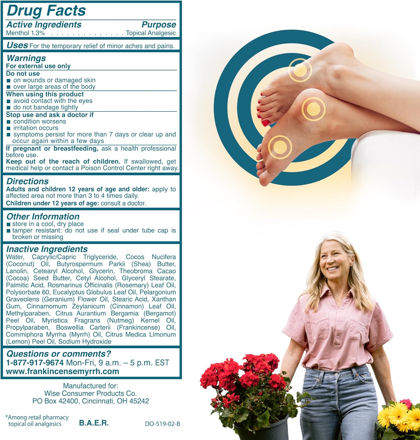 Frankincense and Myrrh Foot Pain Relief Cream Intensive Therapy Lotion 3 Ounce 2-Pack - Image 7