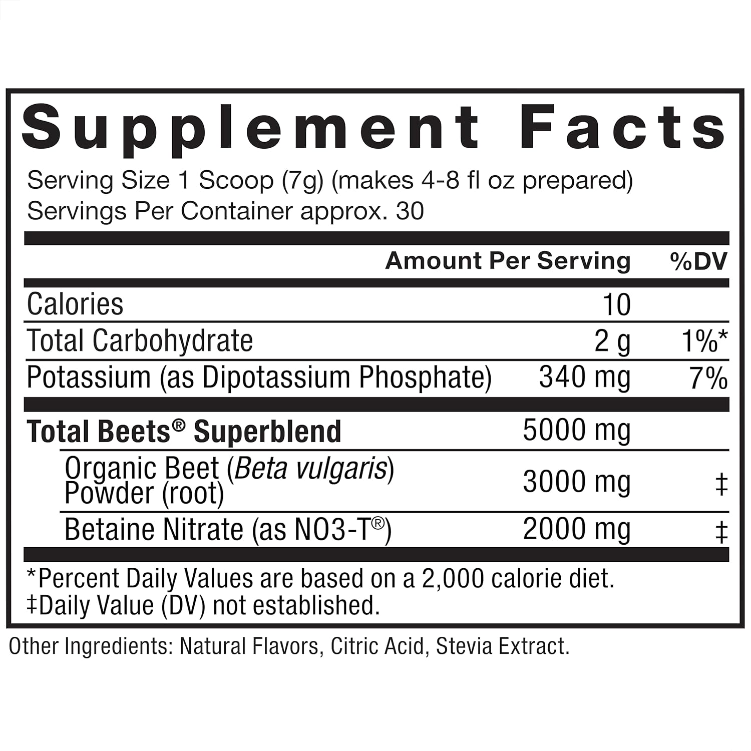 Force Factor Total Beets Superfood Powder Drink Mix 30 Servings for Circulation and Energy - Image 5