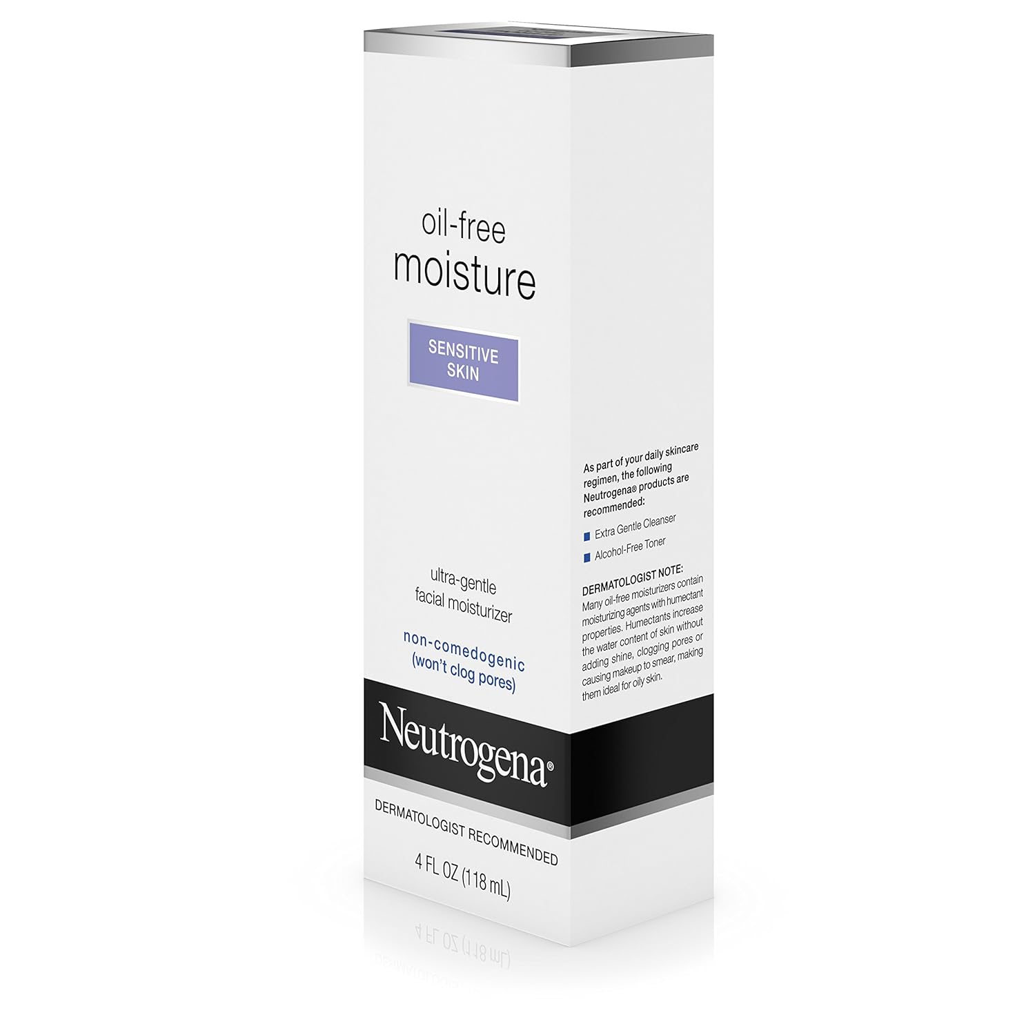 Neutrogena Oil-Free Sensitive Skin Daily Facial Moisturizer Fragrance-Free 4 fl oz - Image 8