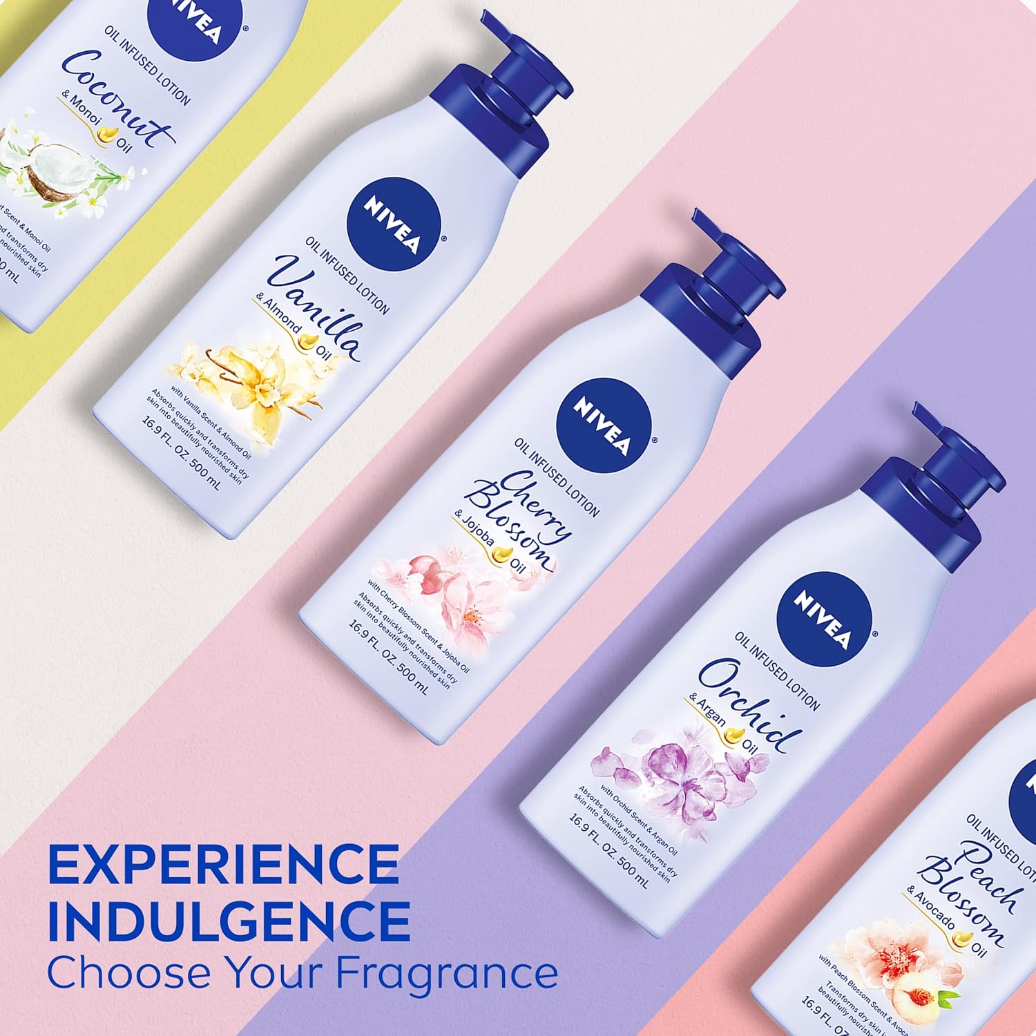 NIVEA Cherry Blossom Jojoba Oil Body Lotion for Women 16.9 Fl Oz Fast-Absorbing 48 Hour Moisture - Image 11