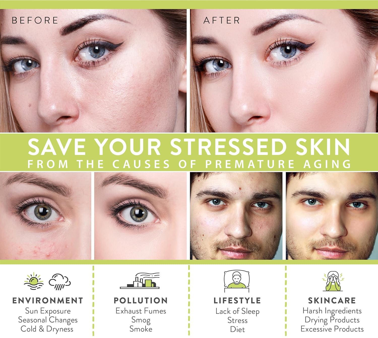 LILY SADO TEA+C Green Tea Water Rush Gel Moisturizer - Lightweight Vitamin C Anti-Wrinkle Moisturizing Lotion - Hydrates & Softens for Luscious, Radiant Skin. Perfect for Spring and Summer. - Image 4