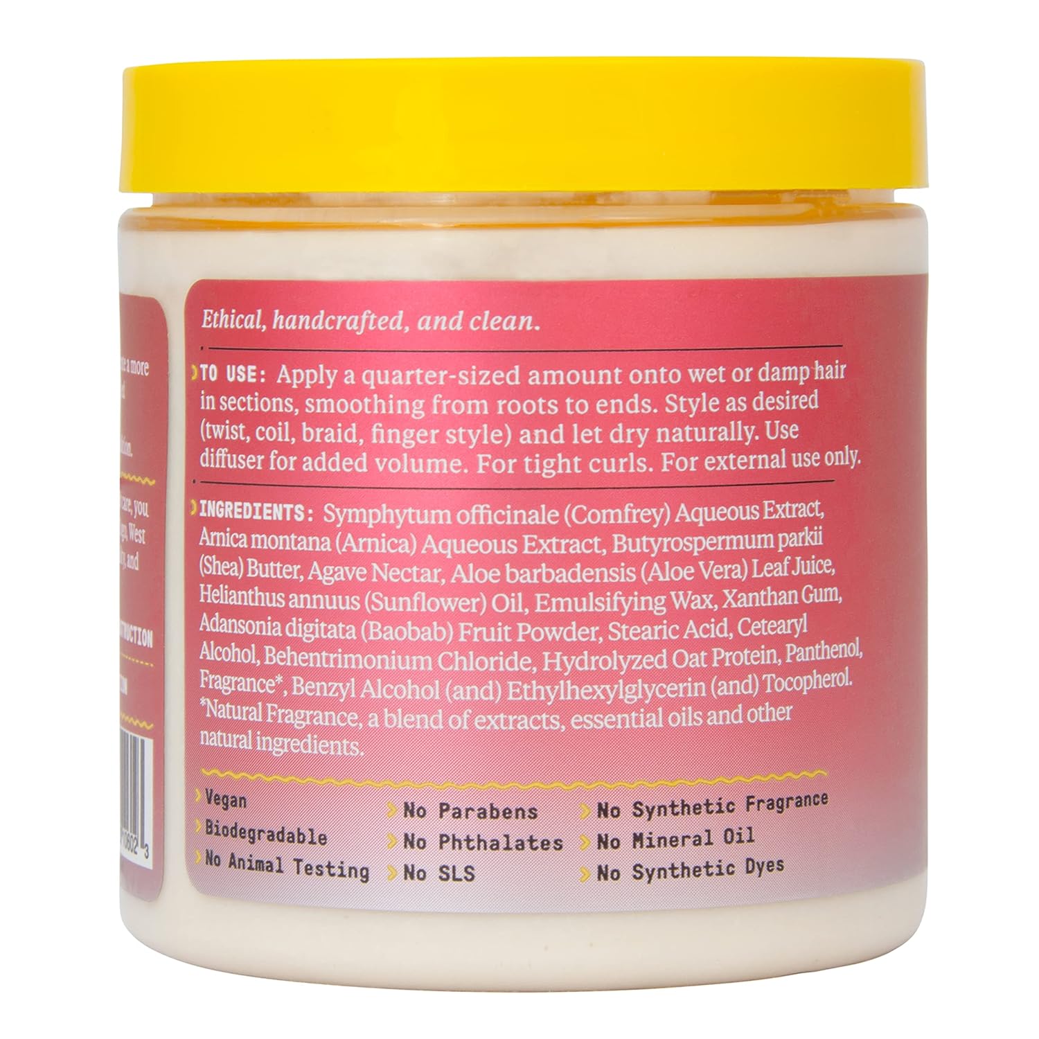 Alaffia Shea Butter Beautiful Curls Styling Cream 8 Oz for Soft Defined Curls - Image 3
