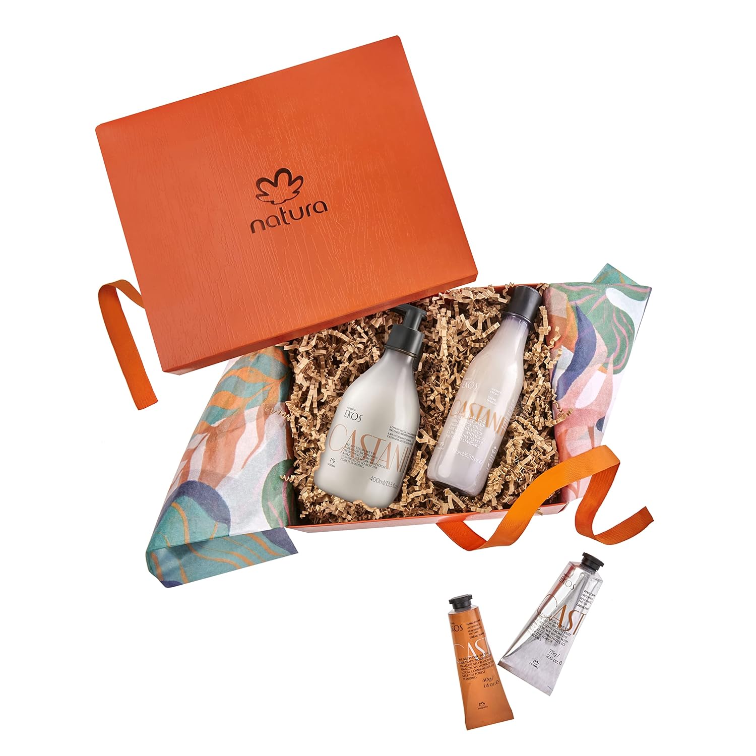 Natura - Ekos Castanha Collection Bio-Beauty Gift Set (4 Products) - Body Lotion, Hand Cream, Foot Cream, Shower Gel - Gift Box - Vegan Skin Care - Brazilian Beauty Secrets - Self Care & Body Care - Image 7