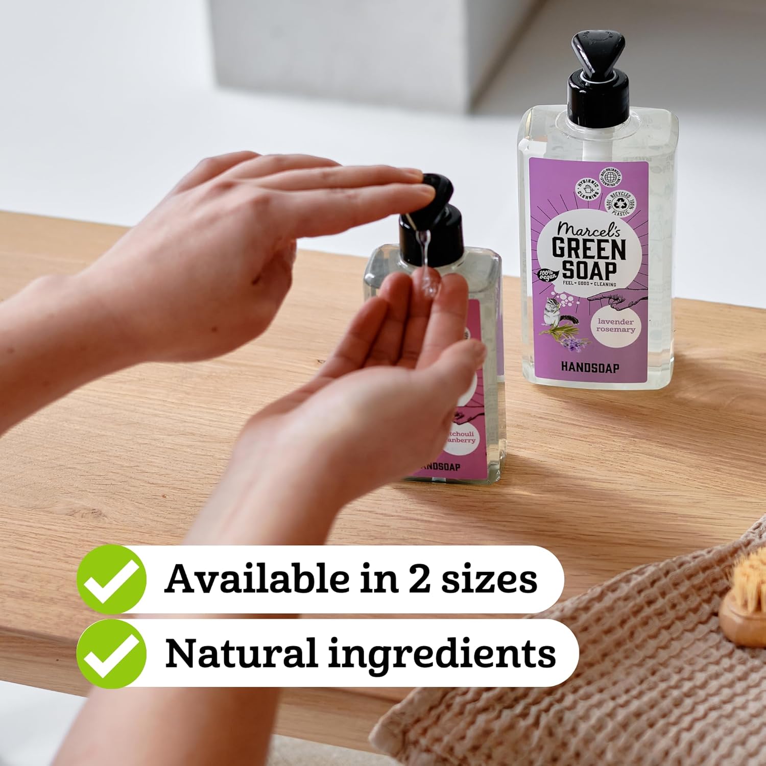 Marcel's Green Soap Patchouli Cranberry Hand Soap - Image 8