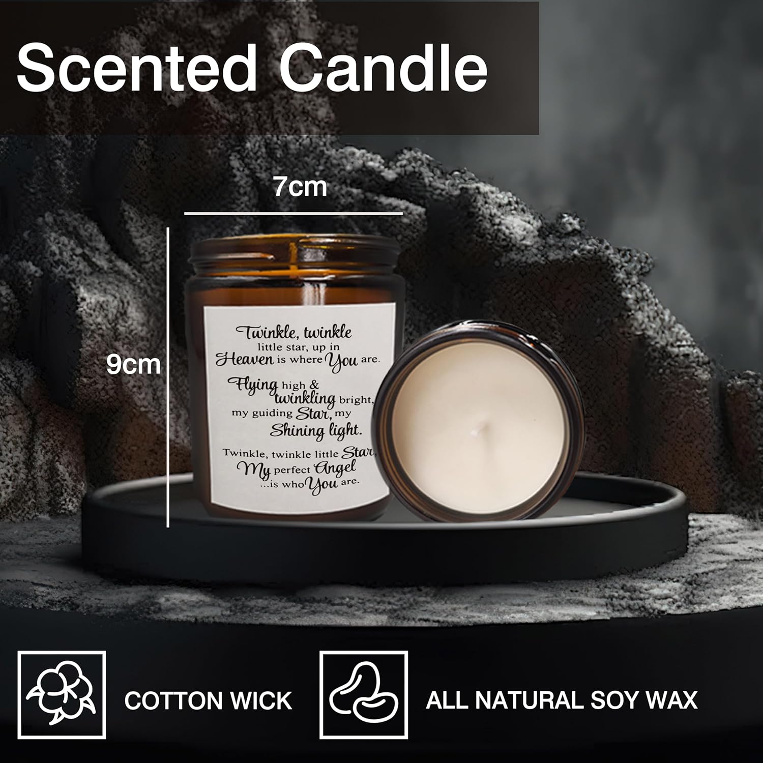 Mancheng-zi Scented Candles - Miscarriage & Pregnancy Loss Memorial Gifts, Angel Baby Sympathy Gifts for Mothers & Parents - Image 5