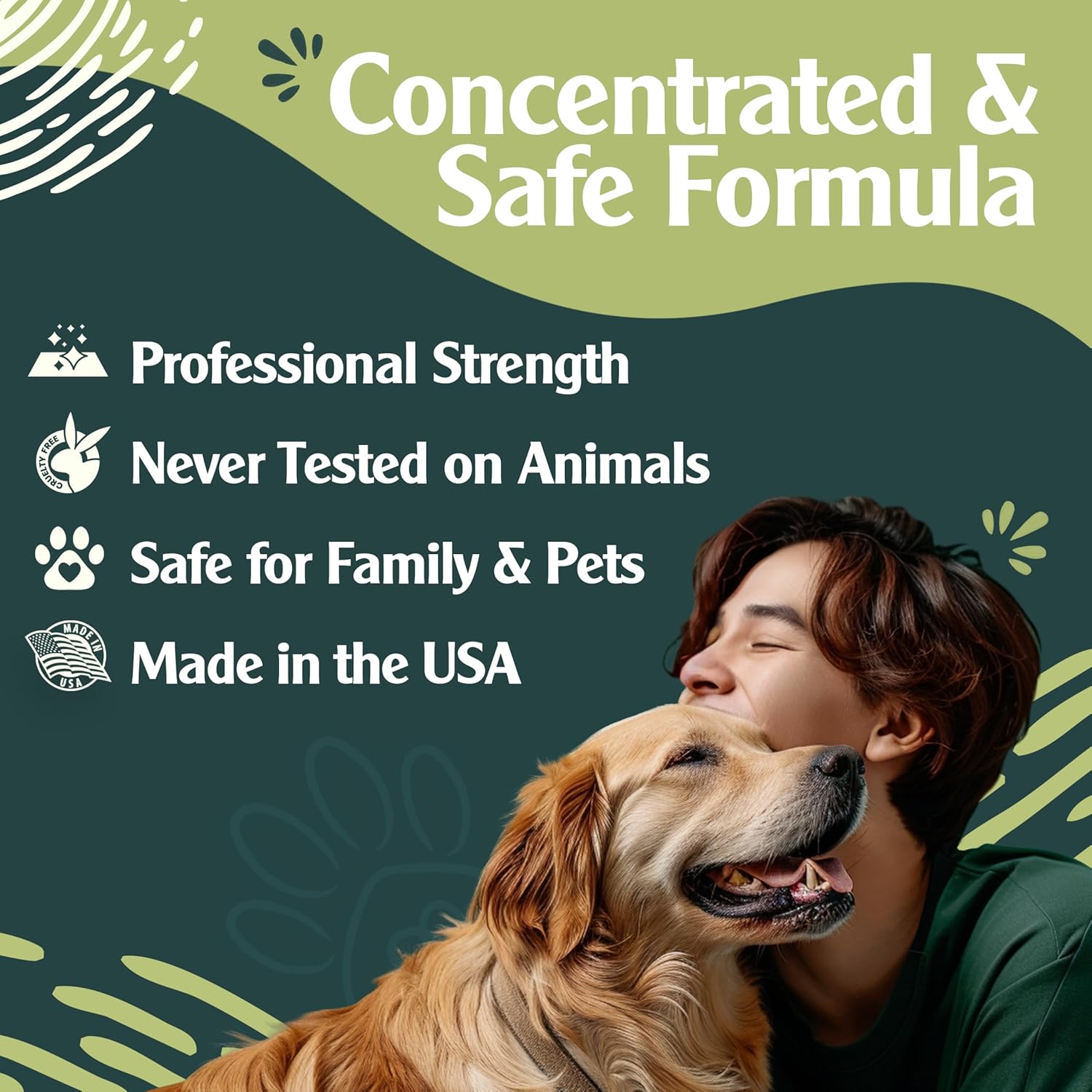 Sprinkle & Sweep Pet Stain and Odor Remover - Super Concentrated Pet Odor Eliminator for Home - No Scrubbing Dog & Cat Urine Enzyme Cleaner Destroyer - Carpet Cleaner for Multiple Surfaces (24 oz) - Image 7