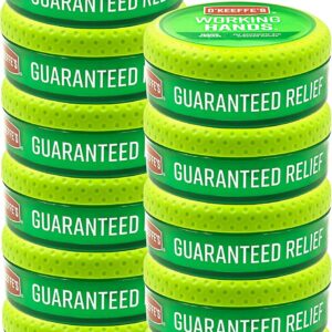 O'Keeffe's K0350002-11 Working Hands Hand Cream in Jar (11 Pack), 3.2 oz
