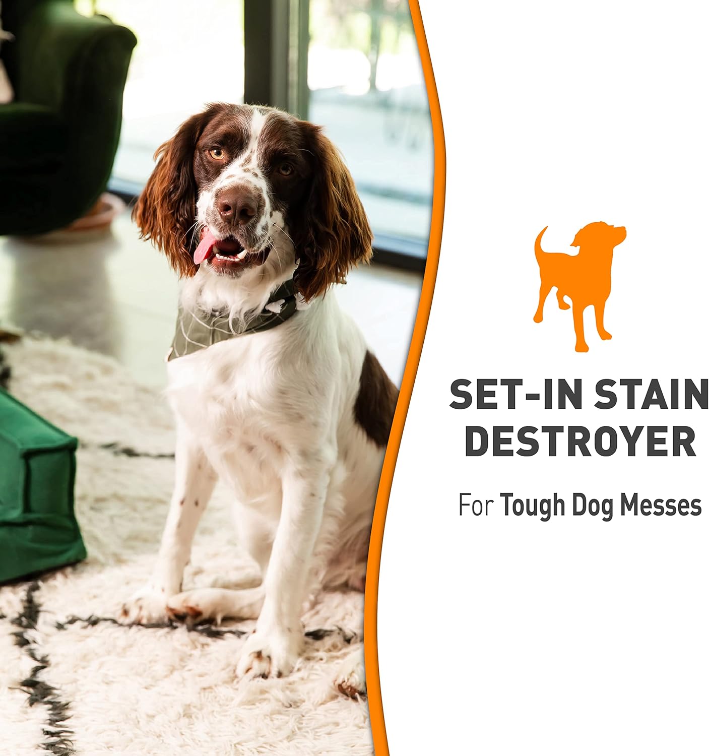 Nature's Miracle Oxy Formula Dog Stain Destroyer, Orange Scent, 1 Gallon Size - Image 2