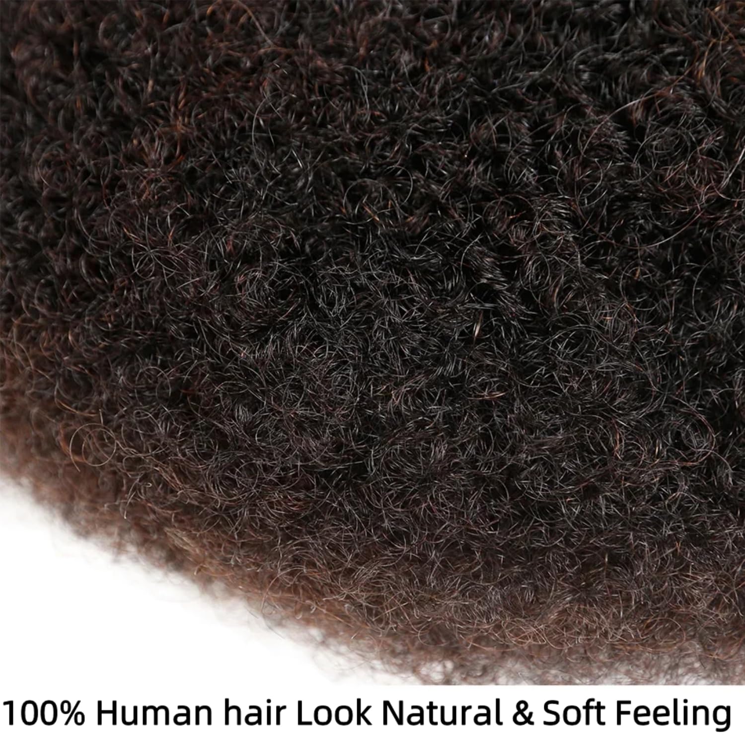 Afro Kinky Bulk Human Hair Extensions 30g Natural Black 12 Inch Dreadlocks - Image 2