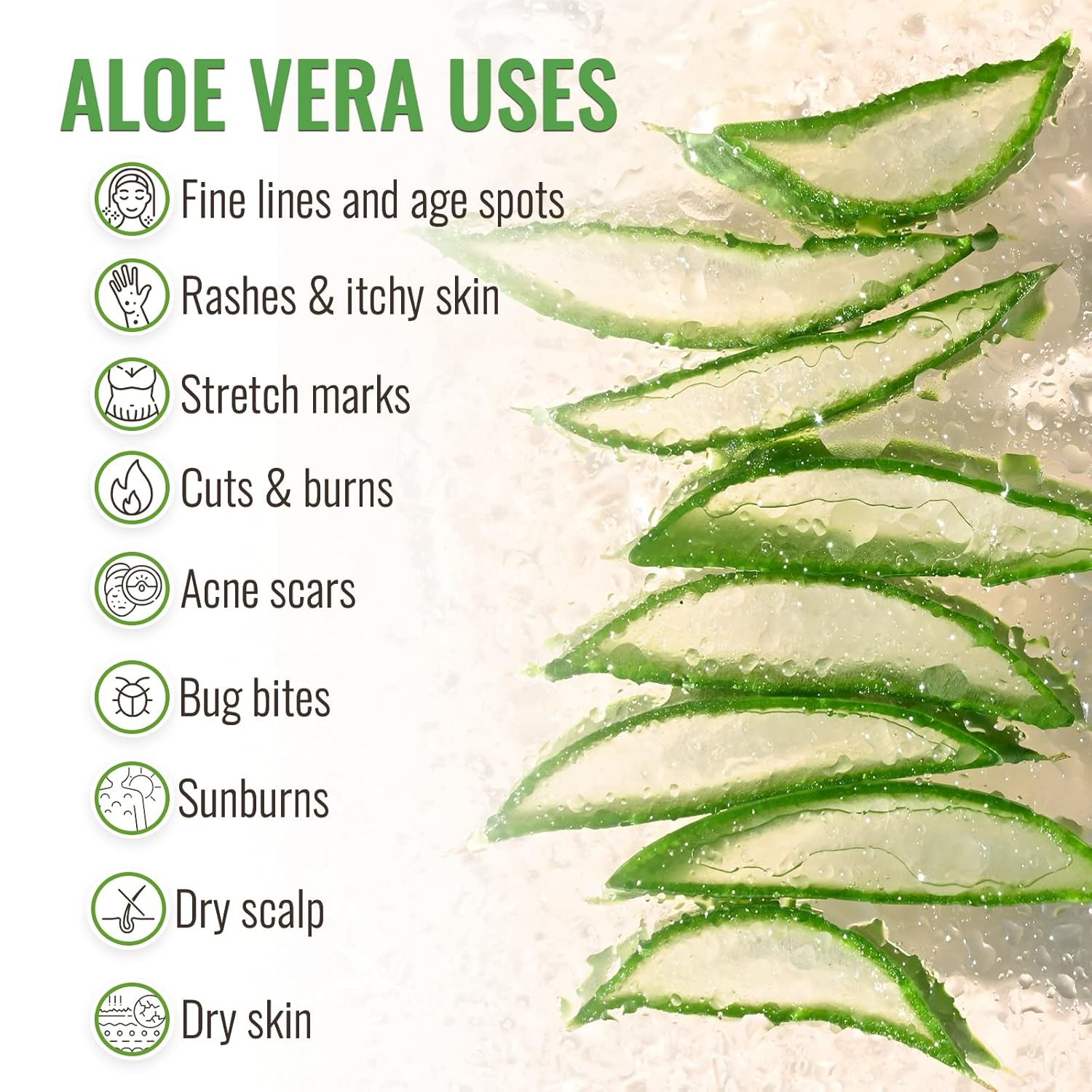Wild Naturals 100% Pure Aloe Vera Gel with Manuka Honey – Organic Gel for Sunburn Relief, Acne, Scars & Dry Scalp – Moisturizing Gel for Face, Hair & Body - Image 5