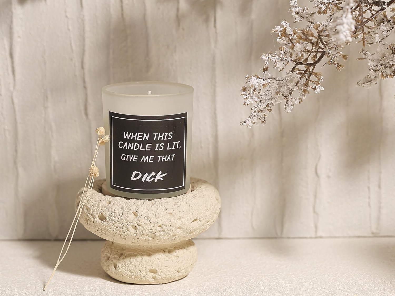 Sandalwood Scented Candle 8oz for Men, Anniversary or Birthday Gift for Husband Boyfriend - Image 2