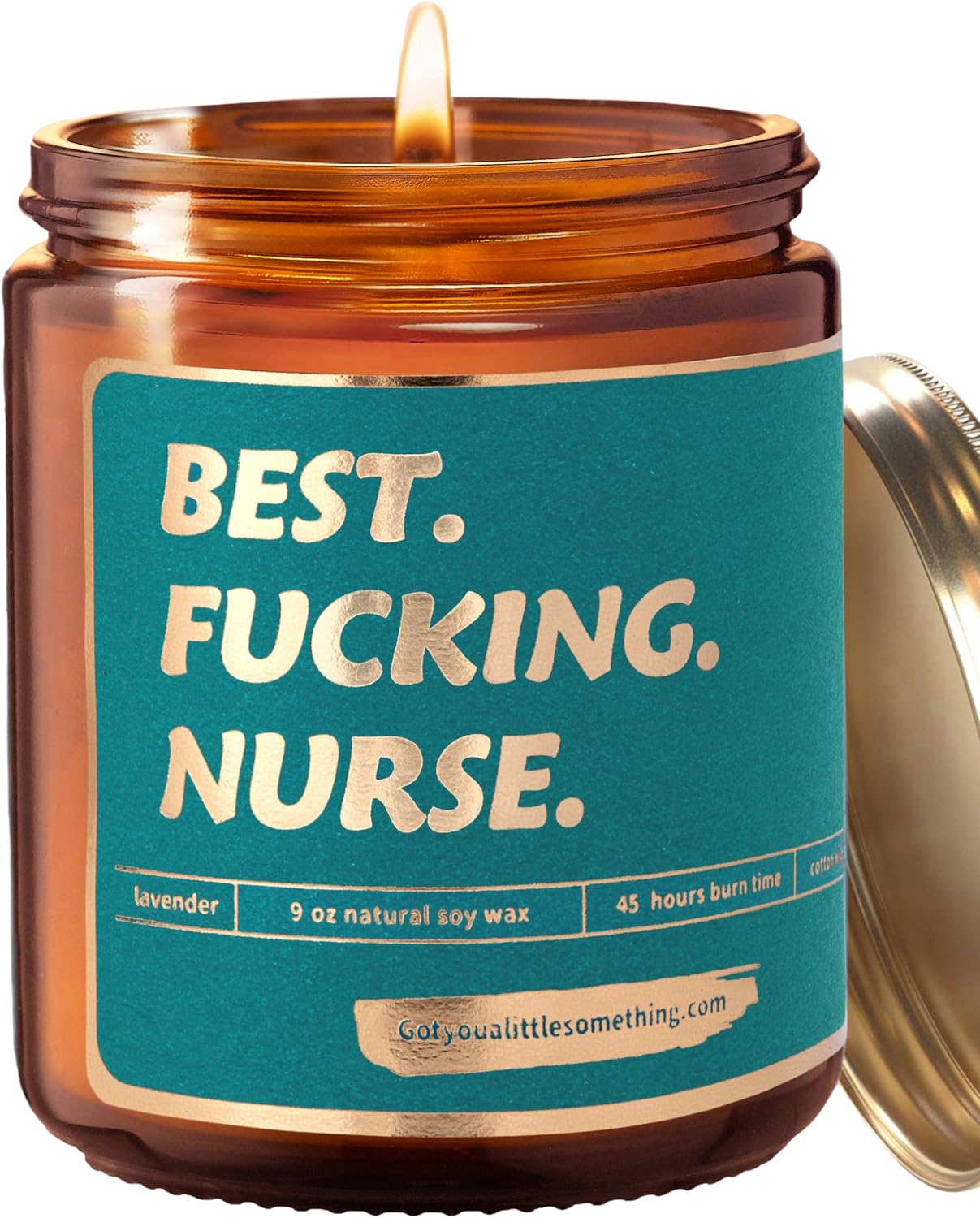Funny Scented Candle for RN Nurse Appreciation - Fun Gift for Christmas, Birthday, Nurse Week, Mothers Day, Nursing School Graduation, Thank You Presents for LPN, CN, Nurse Gifts for Women