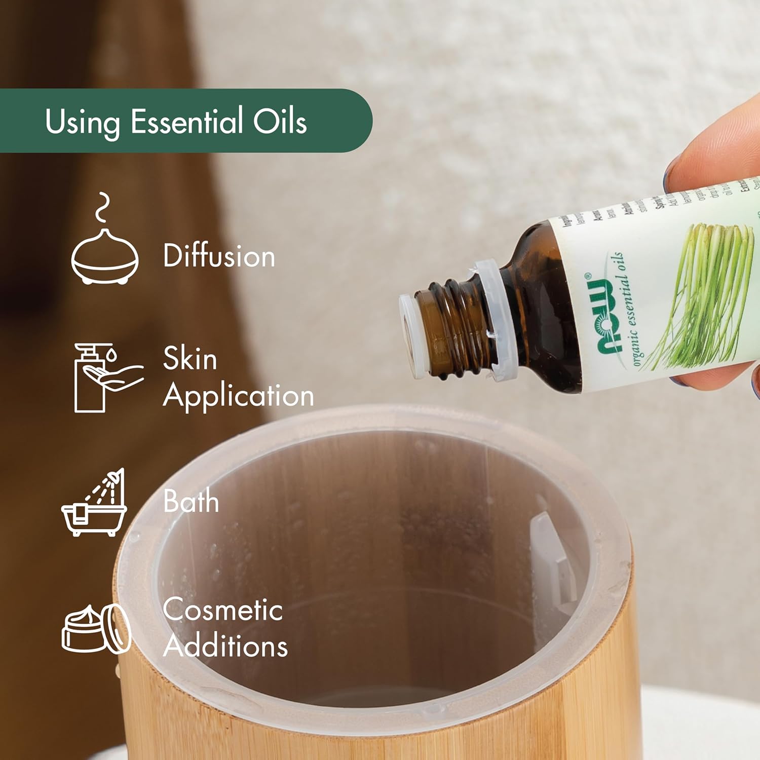 NOW Foods Organic Peppermint Essential Oil 4 Ounce 100% Pure Vegan Invigorating Aroma - Image 3
