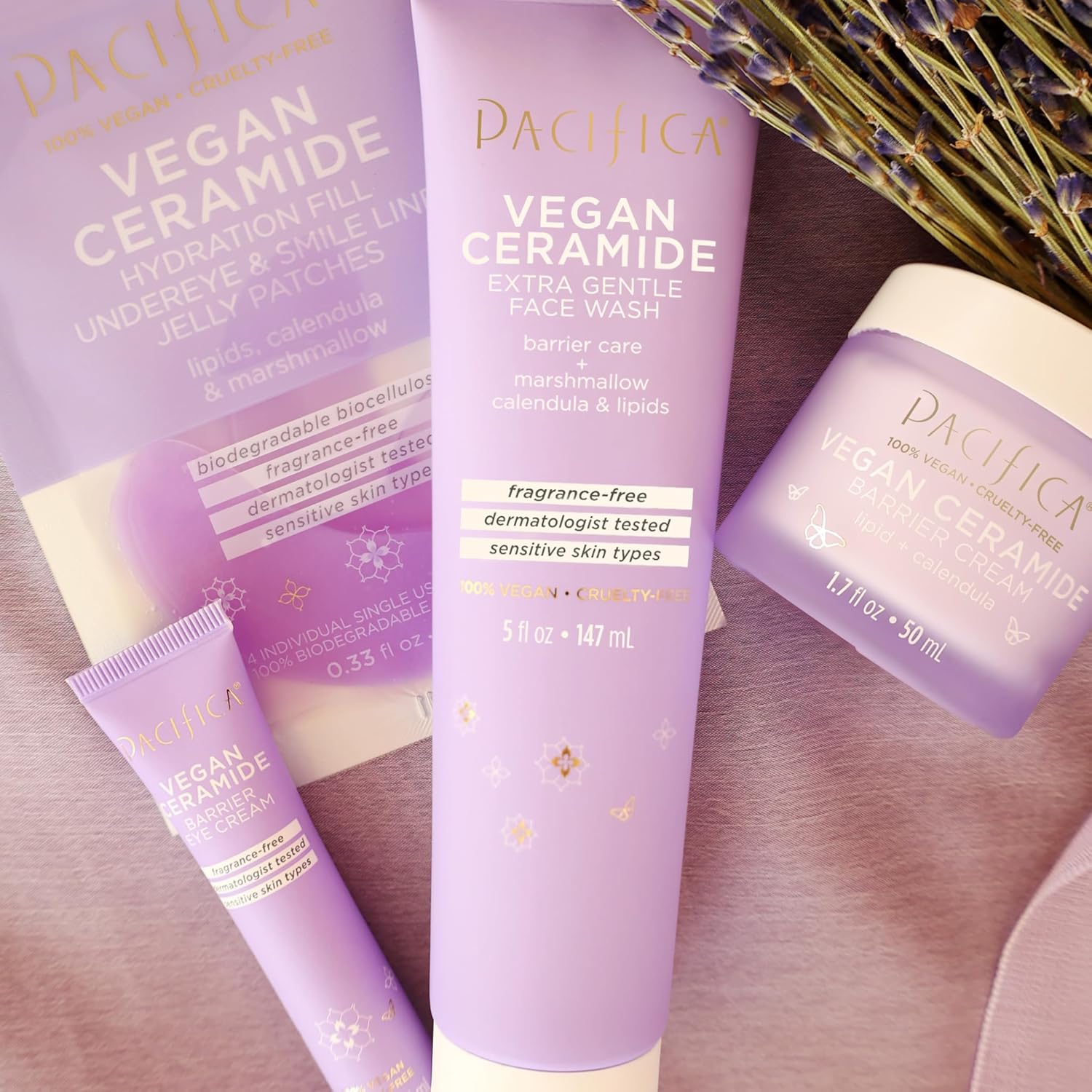Pacifica Face Wash for Sensitive Skin Facial Cleanser Vegan Ceramide Barrier Repair Extra Gentle for Daily Fragrance Free for Sensitive Skin, Clean Beauty, Vegan & Cruelty-Free Dermatologist Tested - Image 22