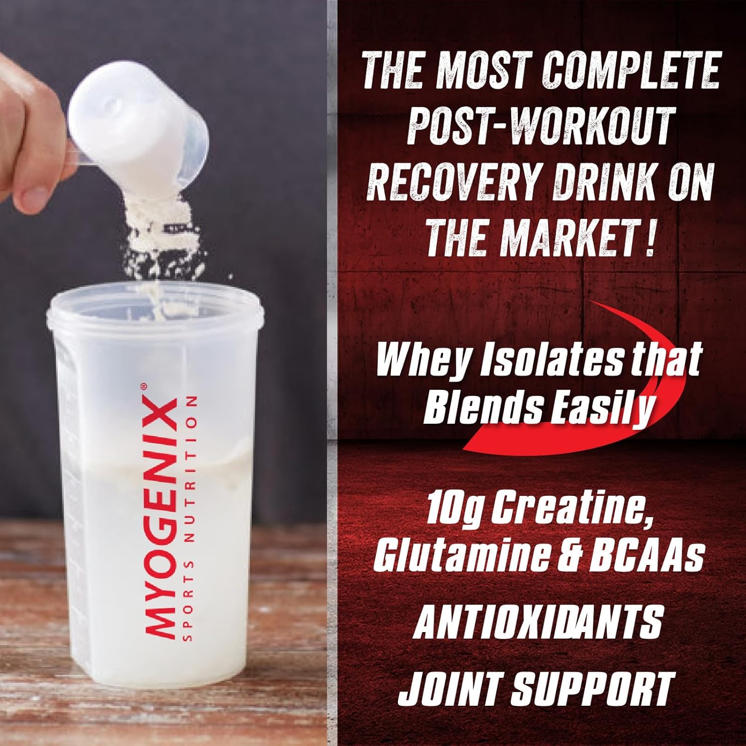 Myogenix Aftershock Post Workout 6 lb Orange Creamsicle Whey Protein with Creatine and BCAAs - Image 5