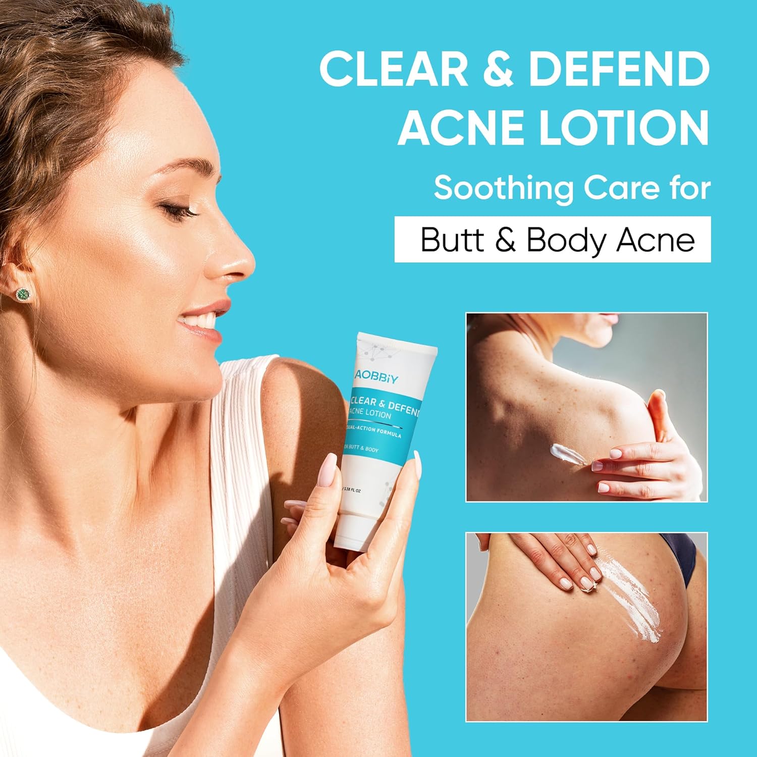 All Ages Butt Acne Clearing Treatment Cream 4 oz with Salicylic Acid Niacinamide - Image 2