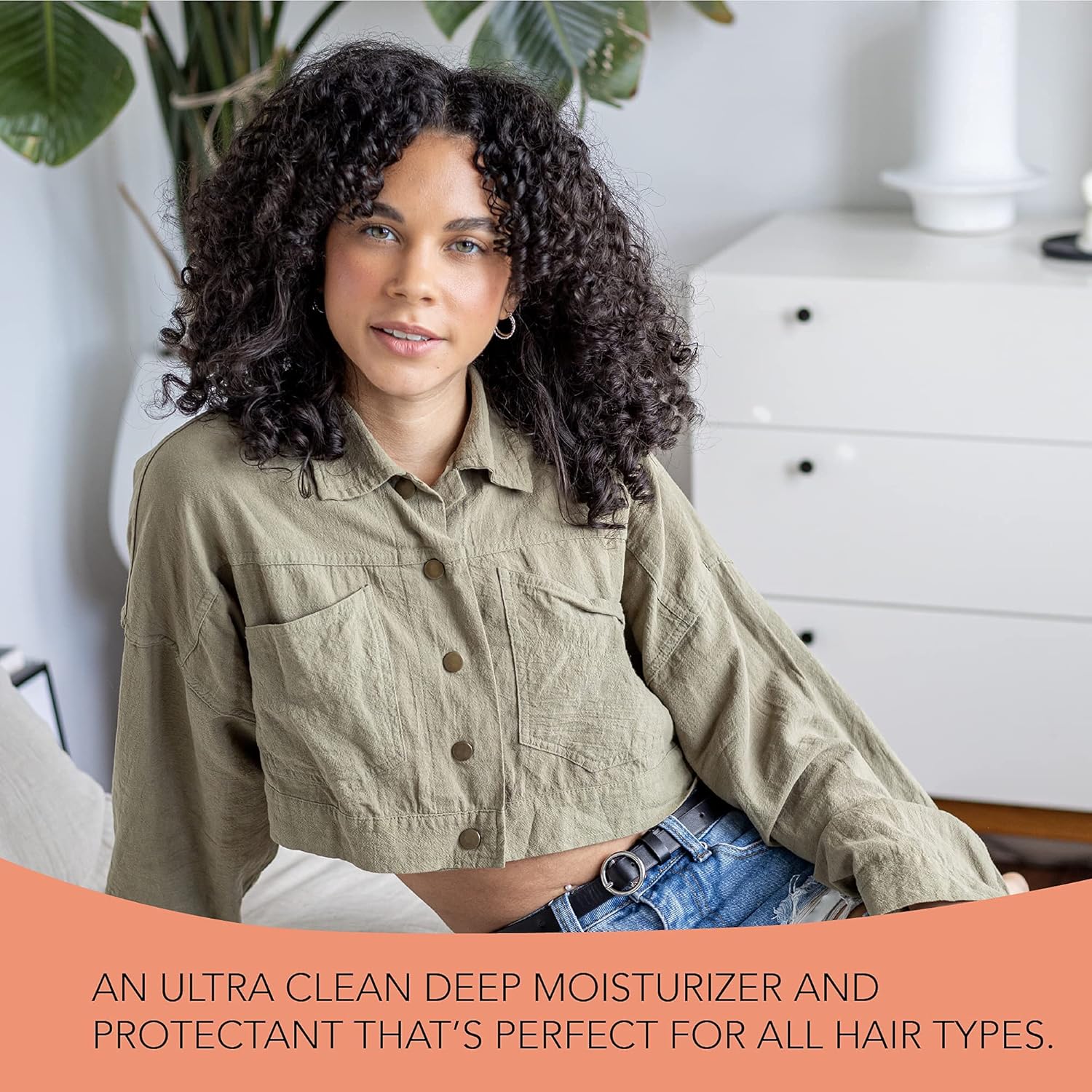Serum - Moisturizing Heat Protectant for All Hair Types - Clean, Natural and Organic Formula - Non-Greasy Finish - 2 Fl Oz - Image 5