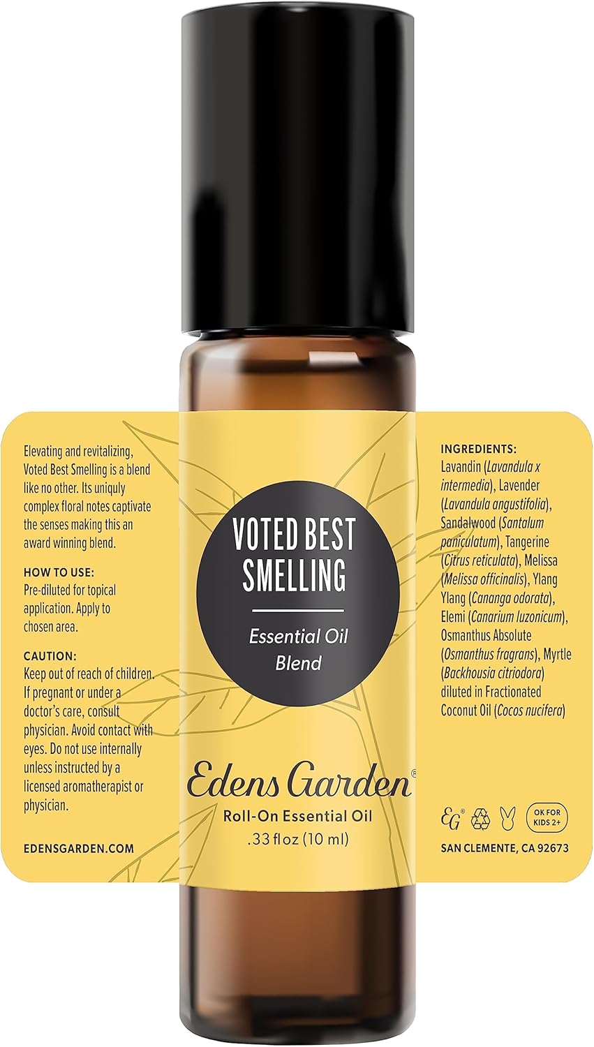 Edens Garden Voted Best Smelling Essential Oil Roll-On Blend- 100% Pure Premium Grade, Natural, Therapeutic, Aromatherapy, Kid & Skin Safe, The Best For Gifts, Relaxation Pre-Diluted 10 ml (.33 fl oz) - Image 9