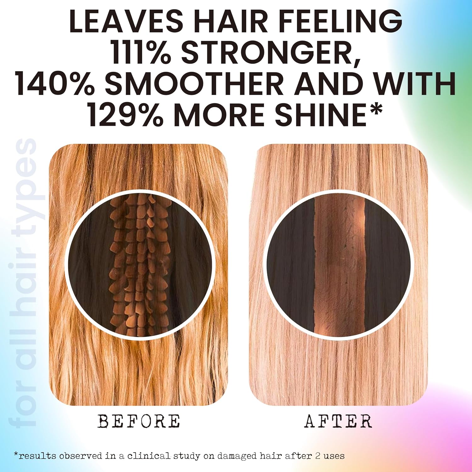 Advanced Molecular Bond Repair Overnight Hair Mask | Hydrating Treatment for Dry, Damaged Hair | Strengthens All Hair Types | Professional Care for Curly Hair and Breakage Repair | Smooth Results - Image 4